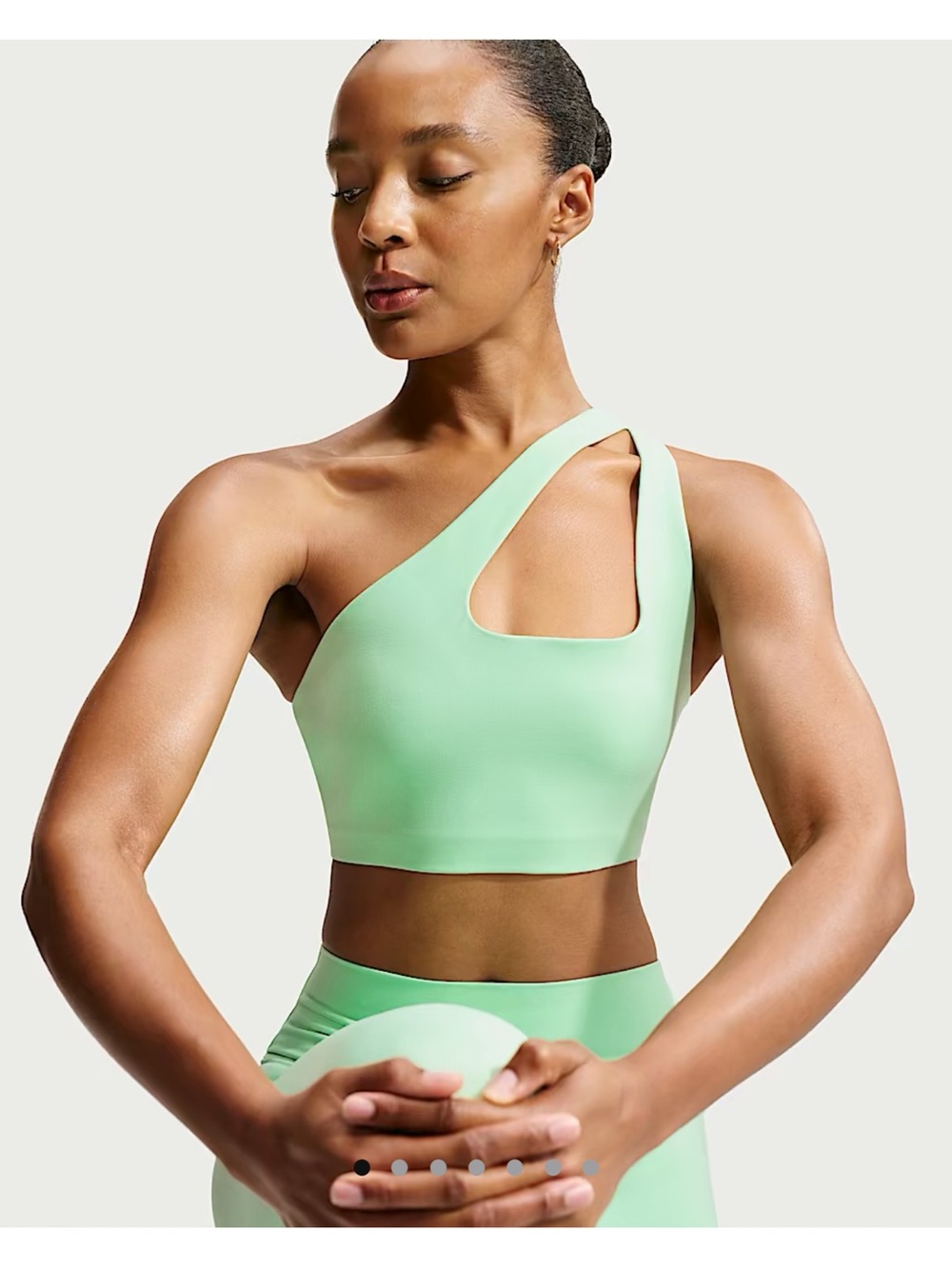 Nike Zenvy Sports Bra in Cucumber Calm